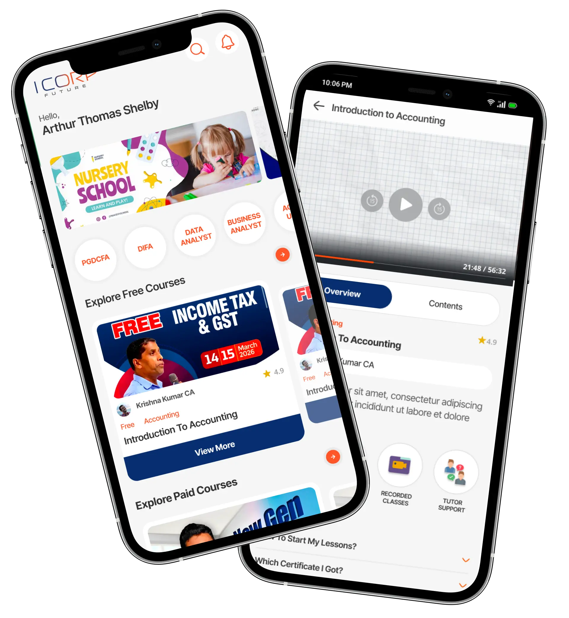 Mobile App Interface
